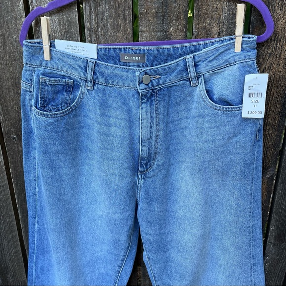 DL1961 Hepburn High Rise Wide Leg Carter Jeans NWT Sz 31 - Picture 7 of 16